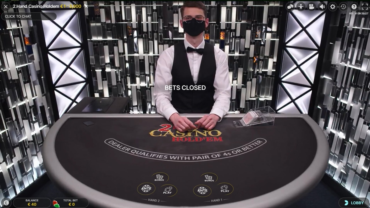 2-hånds holdem casino