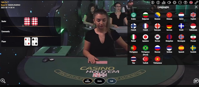 engelsk casino hold'em poker