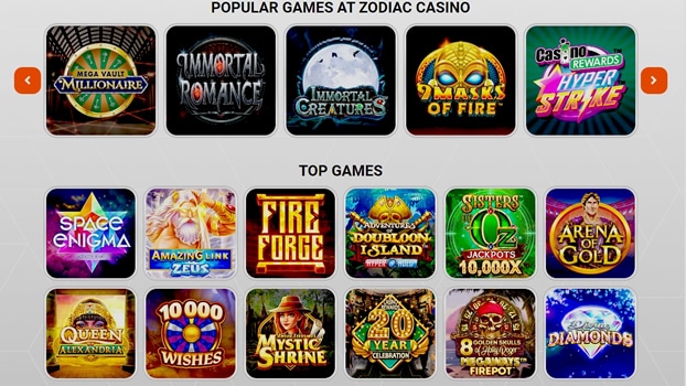 zodiac casino jackpot
